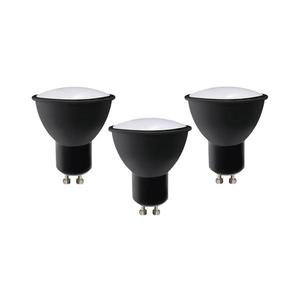 SADA 3x LED Žiarovka ECOLINE GU10/6W/230V 4000K čierna - Brilagi ZD-E3GU06-40 vyobraziť