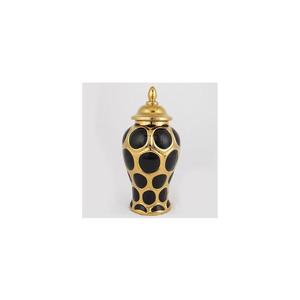 Eurolamp Keramická dóza 33, 8x16 cm zlatá/čierna 752-20014 vyobraziť