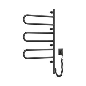 Navin Elektrický otočný sušiak na uteráky FOUETTE 185W/230V 81, 8 cm IP44 čierny 12-212033-4880 vyobraziť