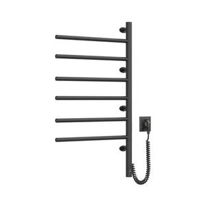 Navin Elektrický otočný sušiak na uteráky ARABESQUE 196W/230V 81, 8cm IP44 čierny 12-223033-4880 vyobraziť