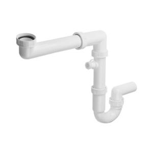 Bruckner - Drezový sifón s odbočkou DN40 biely 155.125.0 vyobraziť