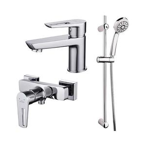 Cersanit S952-004 sprchová sada + umývadlová batéria MILLE, lesklý chróm S952-004 vyobraziť
