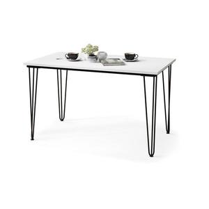 Jedálenský stôl HALIJA biely 5903631914423 vyobraziť