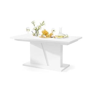 Rozkladací jedálenský stôl biely 5903631913020 vyobraziť