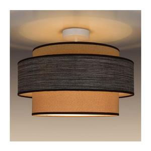 Prisadený luster GRACE 1xE27/60W/230V pr. 40 cm krémová/hnedá 0675 vyobraziť