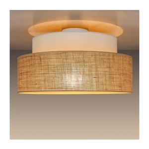 Stropné svietidlo BOHO 1xE27/60W/230V pr. 40 cm biela/béžová 0127 vyobraziť