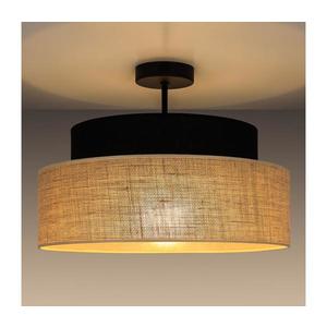 Prisadený luster BOHO 1xE27/60W/230V pr. 40 cm čierna/béžová 0683 vyobraziť