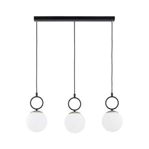 Luster na lanku LISTER 3xE14/10W/230V čierna/biela 62560 vyobraziť