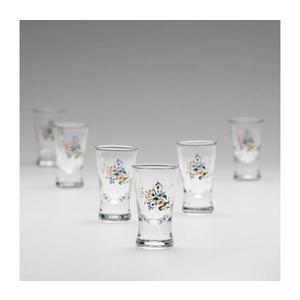 Sada 6x pohár na likér s motívom kytice č. 3 vyobraziť