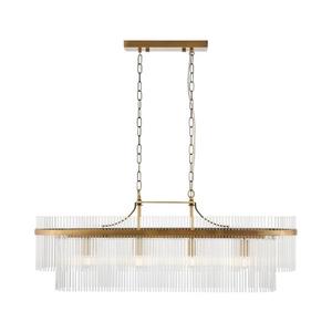 Endon 112573 - Luster na reťazi MARIETTA 4xE14/6W/230V mosadz/číra 112573 vyobraziť