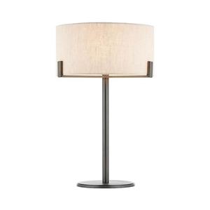 Endon 72631 - Stolná lampa HAYFIELD 1xE27/40W/230V bronzová/šedá 72631 vyobraziť