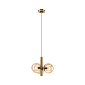 Luster na lanku ROLLO 3xE14/5W/230V zlatá/dymová béžová LM-3.218/A/ZŁOTY/E14 vyobraziť