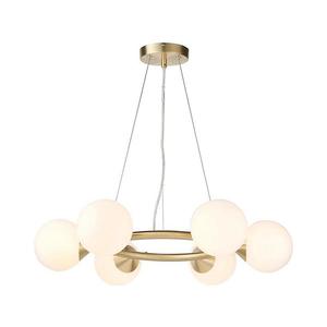 Endon 106390 - Luster na lanku OTIS 6xG9/3W/230V zlatý 106390 vyobraziť