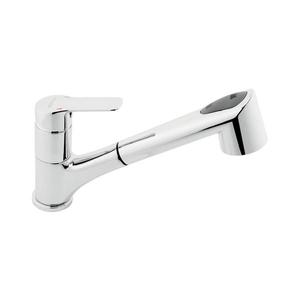 Novaservis - Kuchynská batéria METALIA s vysúvacou sprchou, lesklý chróm 54081, 0 vyobraziť