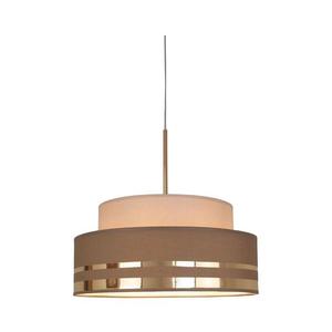 HEXE Luster na lanku TAMI 1xE27/60W/230V pr. 40 cm béžová/hnedá/zlatá H0830 vyobraziť