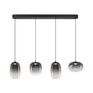 LED Luster na lanku VASO LED/15W/230V čierna/dymová ML1407 vyobraziť