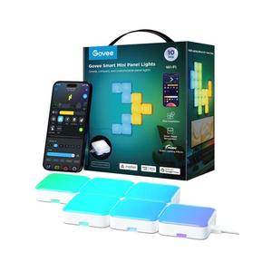 Govee - 10x mini RGBIC Wi-Fi panely, inteligentné ovládanie H8069C01 vyobraziť
