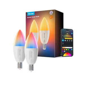 SADA 2x LED RGBWW Stmievateľná žiarovka E14/5W/230V 2700-6500K Wi-Fi - Govee B600CCC1 vyobraziť