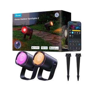 Govee - LED RGBWW Stmievateľný reflektor LED/12W/230V IP67 2700-6500K Wi-Fi H7093311 vyobraziť