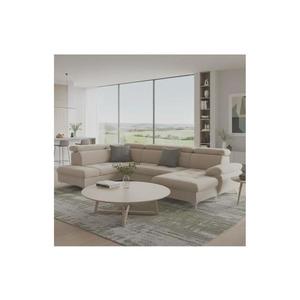 Rozkladacia rohová sedačka do U CATANIA ľavá s úložným priestorom béžová C690698AURO.OTM KLEIN-2.5F-REC/BK vyobraziť