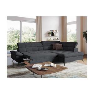 Rozkladacia rohová sedacia súprava do L MARANO pravá čierna C143666 APOLLO 2.5F-OTM vyobraziť