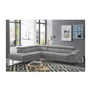 Rozkladacia rohová sedacia súprava BRESCIA L s úložným priestorom, ľavá, sivá C681663 FAMOUS OTM/BK-3F vyobraziť