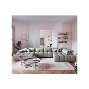 Rohová sedacia súprava do U TROPEA pravá, šedá, s opierkami hlavy C080713 ORION REC BREIT-3-OTM vyobraziť