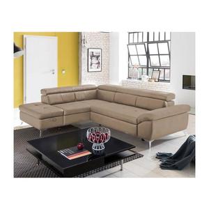 Kožená rohová sedacia súprava SALERNO II L, ľavá, hnedá, rozkladacia C096667 PEARCY II OTM/BK KLEIN-2F vyobraziť