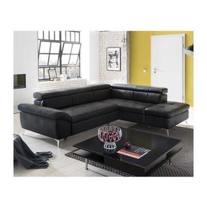 Kožená rohová sedacia súprava SALERNO II pravá čierna, rozkladacia C096666 PEARCY II 2F-OTM/BK KLEIN vyobraziť