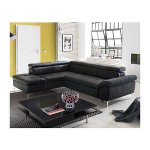 Rozkladacia kožená rohová sedacia súprava SALERNO II ľavá čierna C096667 PEARCY II OTM/BK KLEIN-2F vyobraziť