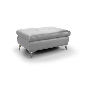 Kožený taburet SALERNO II 66x100 cm sivý C096800 PEARCY II HOCKER vyobraziť