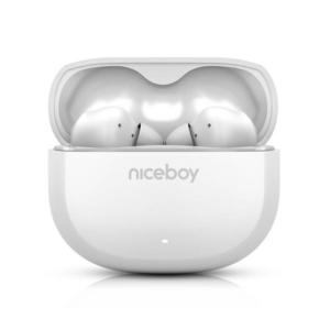 Niceboy Pins 4 - Bezdrôtové slúchadlá s ANC, 400 mAh + 2x 50 mAh, IPX4, biela pins-4-white vyobraziť