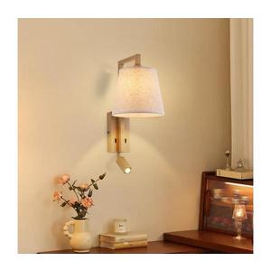 Brilagi - LED Nástenná lampa RAYA 1xE14/40W/230V + LED/3W ľan/béžová BRI208 vyobraziť