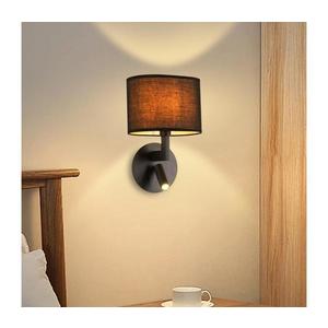 Brilagi - LED nástenné svietidlo DAYA 1xE14/40W/230V + LED/3W čierne BRI200 vyobraziť