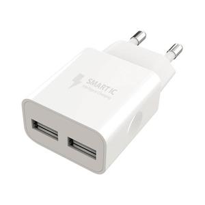 Winner Group - Nabíjací adaptér 2xUSB-A 12W biela WINTRUSB2SLWH vyobraziť