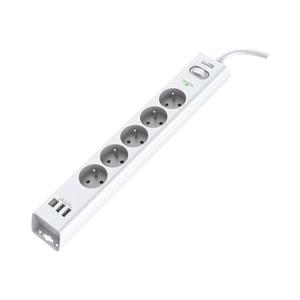 Winner Group - Prepätová ochrana 5 zásuviek + 2xUSB-A + 1xUSB-C biela WINPREPOCH5 vyobraziť