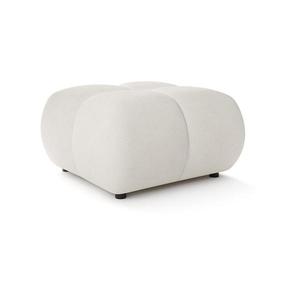 Čalúnený taburet ALMADA 72x72 cm béžový 8590828985556 vyobraziť