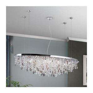 Orion - Krištáľový luster na lanku CRYSTALRIVER 21xG9/40W/230V lesklý chróm LU 2517/120x45 chrom vyobraziť