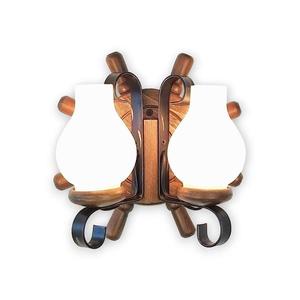 Brilagi - Nástenné svietidlo TIMONA 2xE14/40W/230V buk/orech EX-01009 vyobraziť