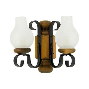 Brilagi - Nástenné svietidlo RUSTIC 2xE14/40W/230V buk/orech EX-01031 vyobraziť