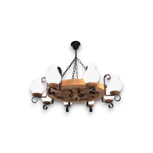Brilagi - Luster na reťazi ROATA 8xE14/40W/230V buk EX-01053 vyobraziť