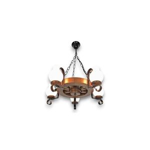 Brilagi - Luster na reťazi ROATA 5xE14/40W/230V buk/orech EX-01058 vyobraziť