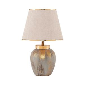 Stolná lampa 1xE27/40W/230V zlatá/béžová 687HMY2119 vyobraziť