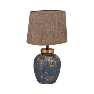 Stolná lampa 1xE27/40W/230V modrá/béžová 687HMY1589 vyobraziť