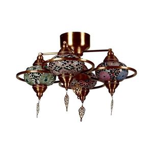 Prisadený luster YENI 4xE27/40W/230V mosadz 846STL1738 vyobraziť