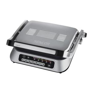 Sencor kontaktný gril 2100W/230V matný chróm 41010151 vyobraziť