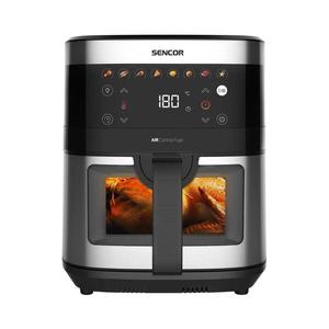 Sencor horkovzdušná fritéza 9 l, 1700 W, čierna/matný chróm 41023369 vyobraziť
