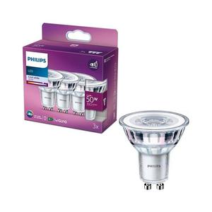 SADA 3x LED Žiarovka Philips PAR16 GU10/4, 6W/230V 4000K 8718699776312 vyobraziť
