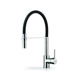 Pyramis 90939801 - Drezová batéria SERINA s flexibilným ramienkom, chróm/čierna 90939801 vyobraziť