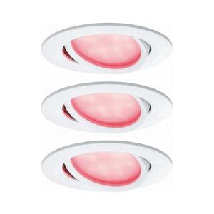 Paulmann 93940 -SADA 3x LED RGBW/2W IP23 Stm. kúpeľňové podhľadové svietidlo 230V 93940 vyobraziť